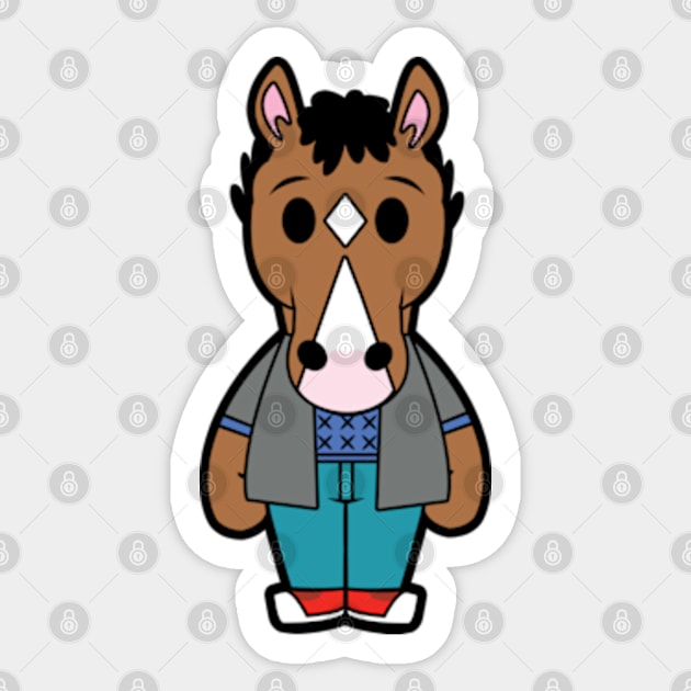 Cute Bojack Horseman Sticker by mighty corps studio